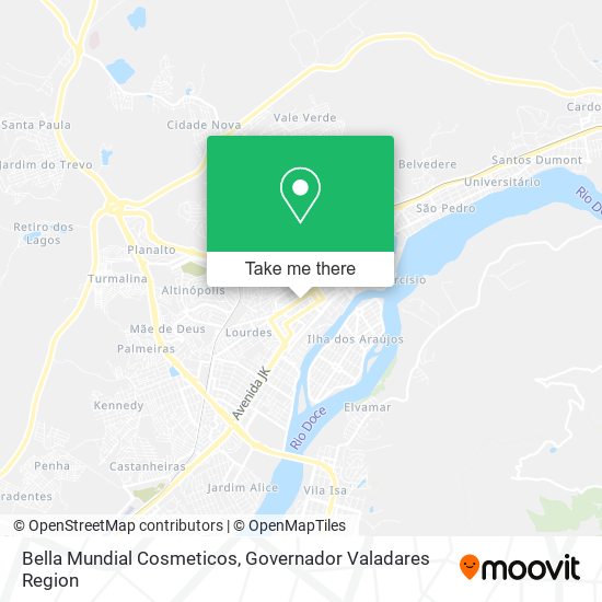 Bella Mundial Cosmeticos map