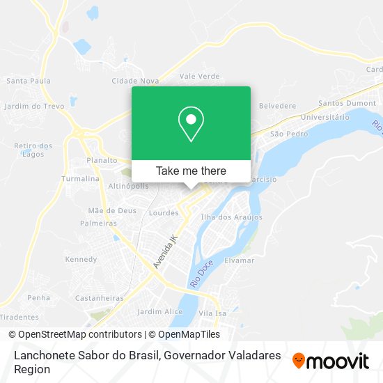 Lanchonete Sabor do Brasil map