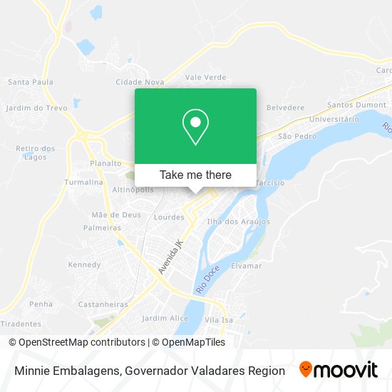 Minnie Embalagens map