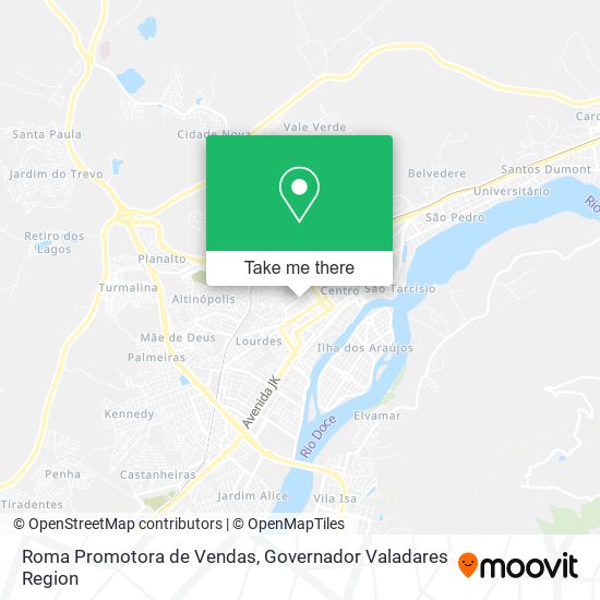 Mapa Roma Promotora de Vendas