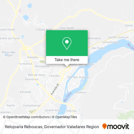 Relojoaria Reboucas map