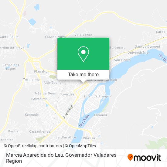 Mapa Marcia Aparecida do Leu