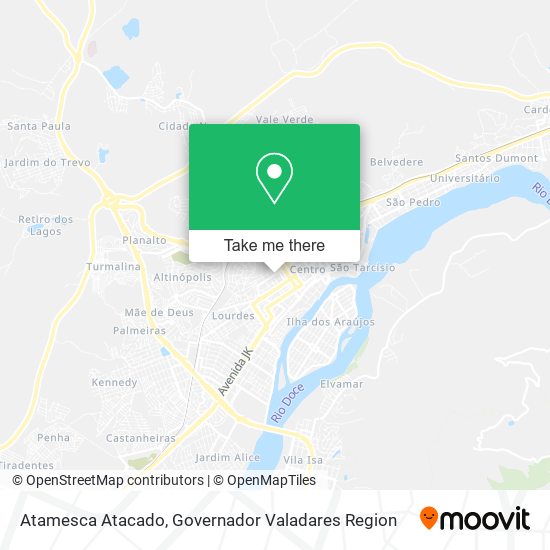 Atamesca Atacado map