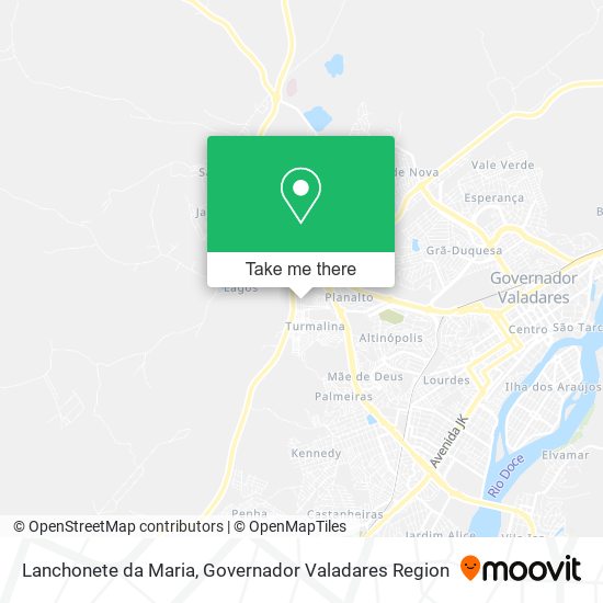 Lanchonete da Maria map