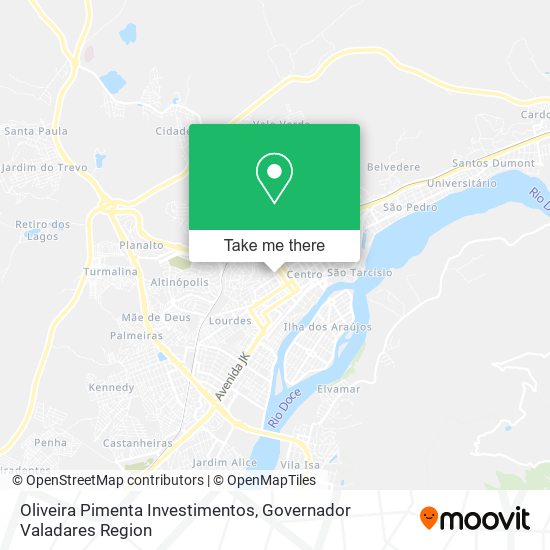 Oliveira Pimenta Investimentos map