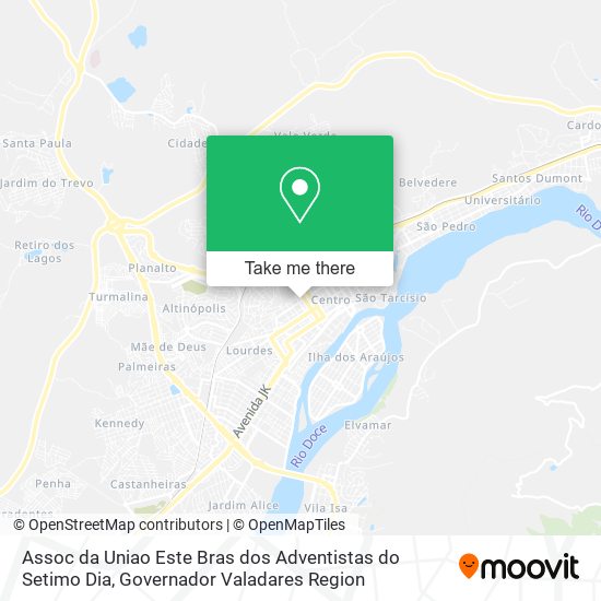 Assoc da Uniao Este Bras dos Adventistas do Setimo Dia map