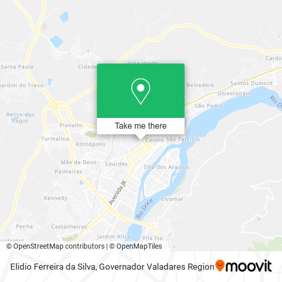 Elidio Ferreira da Silva map