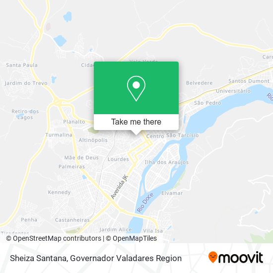 Sheiza Santana map