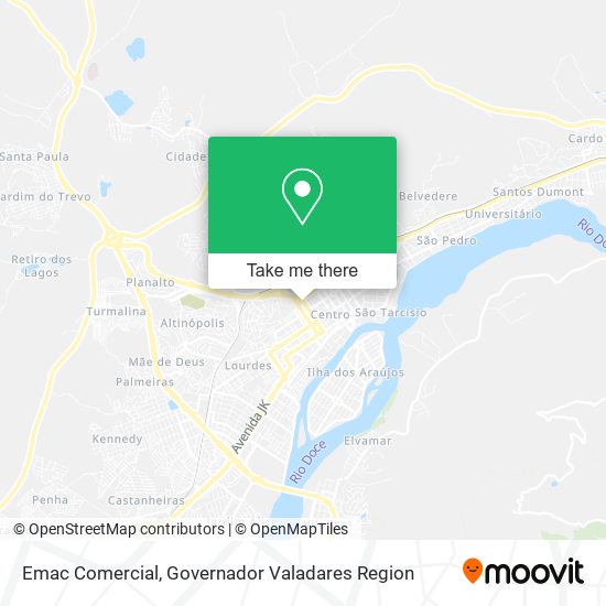 Emac Comercial map