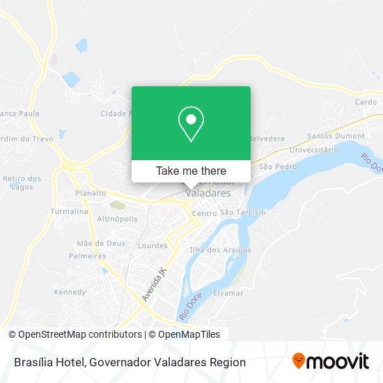 Mapa Brasília Hotel
