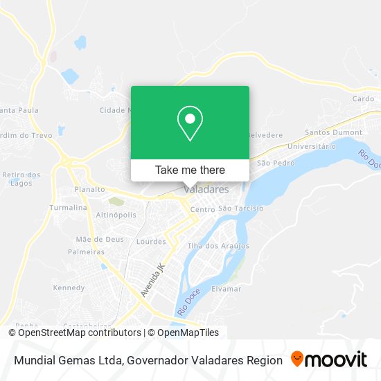 Mundial Gemas Ltda map