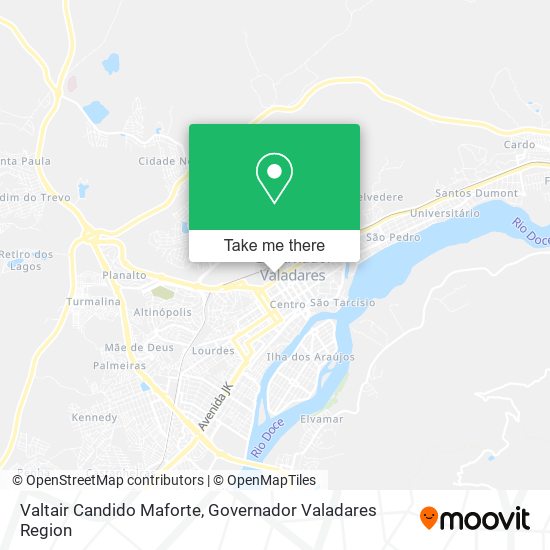 Valtair Candido Maforte map