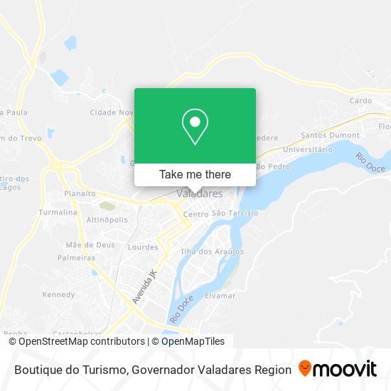 Boutique do Turismo map