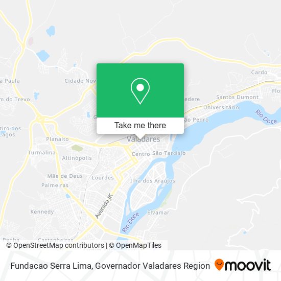 Fundacao Serra Lima map