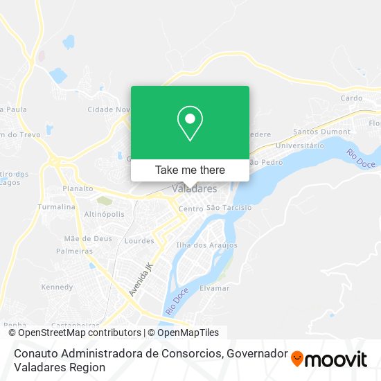 Conauto Administradora de Consorcios map