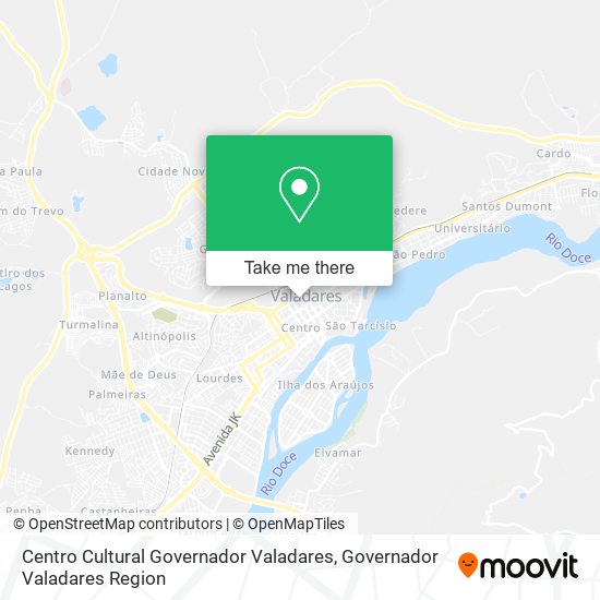 Centro Cultural Governador Valadares map