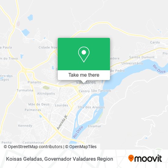 Koisas Geladas map