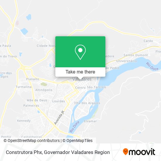 Construtora Phx map
