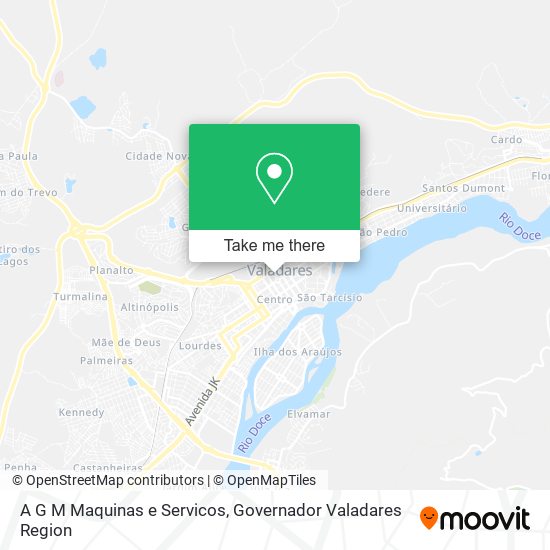 A G M Maquinas e Servicos map
