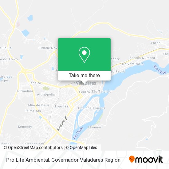 Pró Life Ambiental map