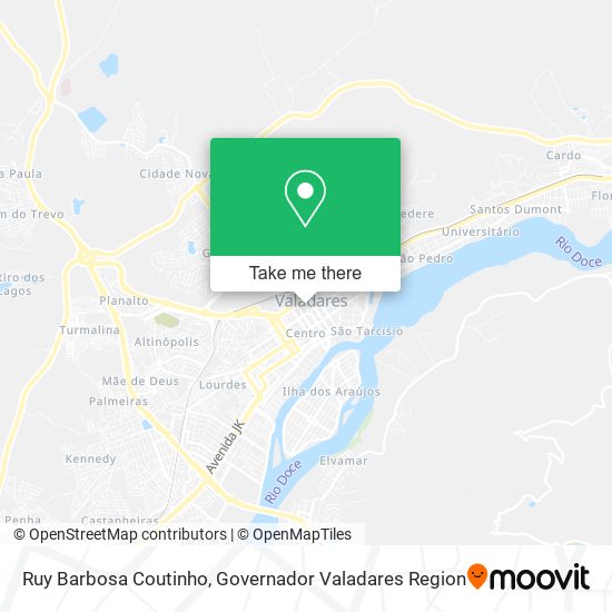 Ruy Barbosa Coutinho map