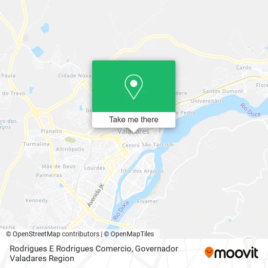 Rodrigues E Rodrigues Comercio map