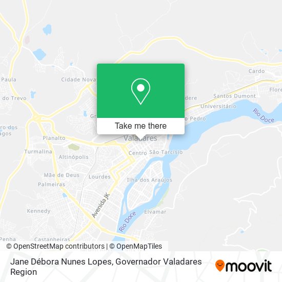 Jane Débora Nunes Lopes map