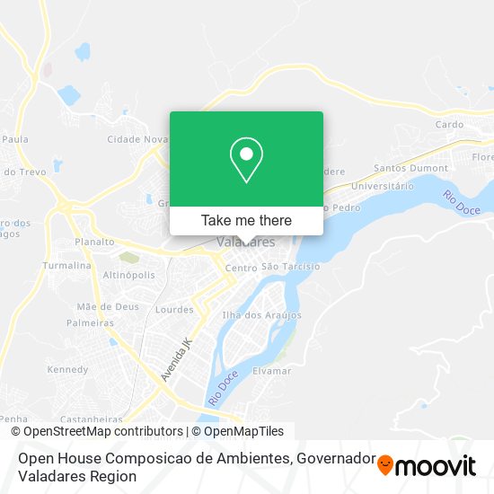 Open House Composicao de Ambientes map