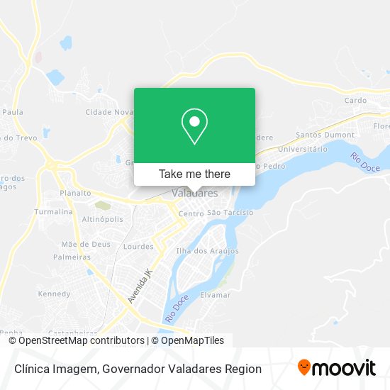 Clínica Imagem map
