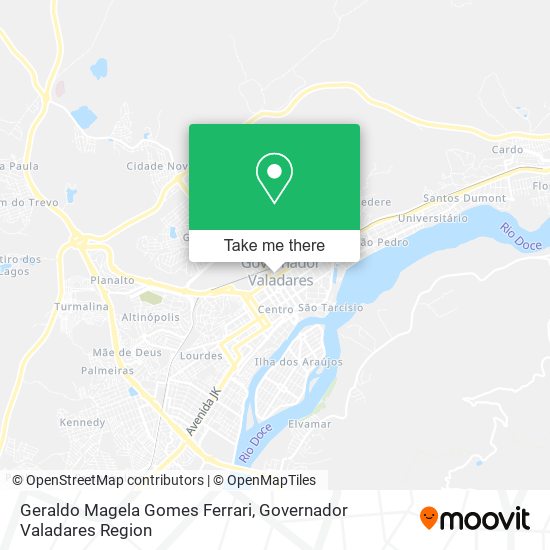 Geraldo Magela Gomes Ferrari map