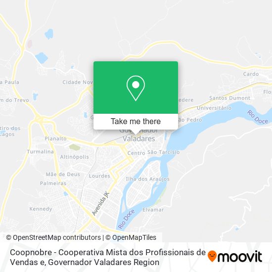 Coopnobre - Cooperativa Mista dos Profissionais de Vendas e map