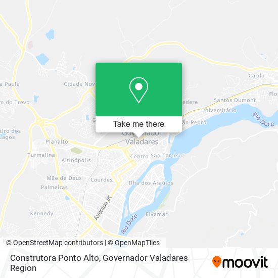 Construtora Ponto Alto map
