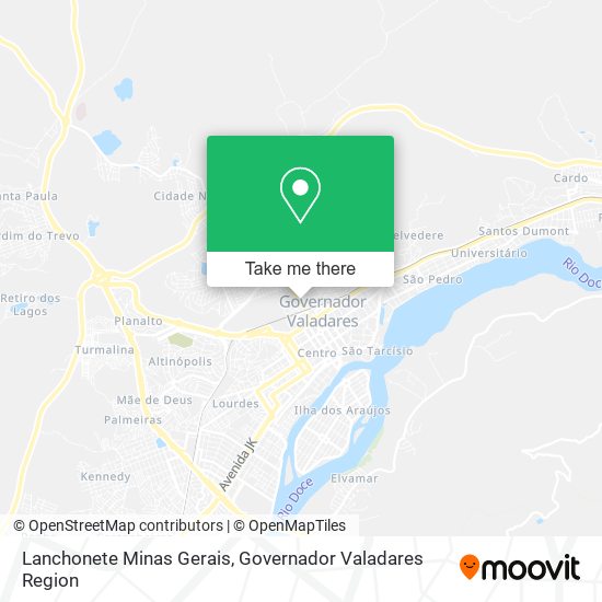 Lanchonete Minas Gerais map