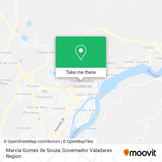 Marcia Gomes de Souza map