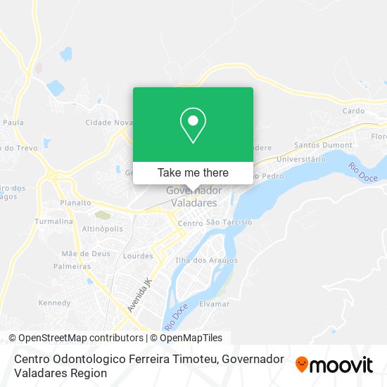 Mapa Centro Odontologico Ferreira Timoteu