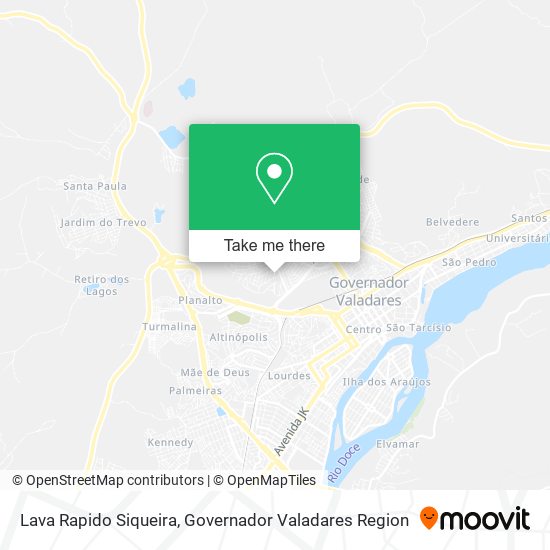 Lava Rapido Siqueira map