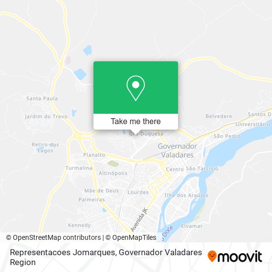 Representacoes Jomarques map