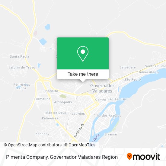 Pimenta Company map