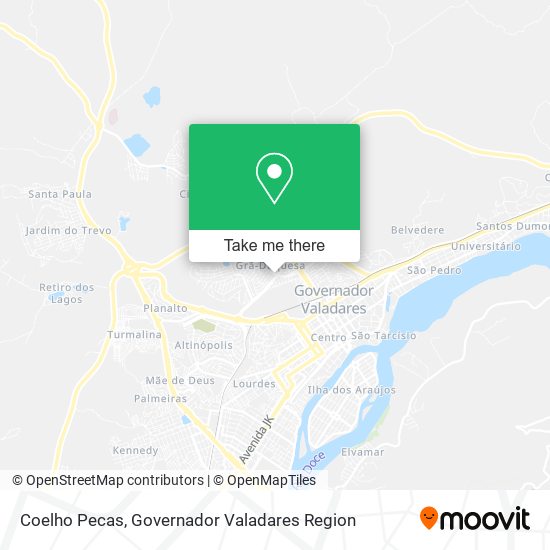 Coelho Pecas map