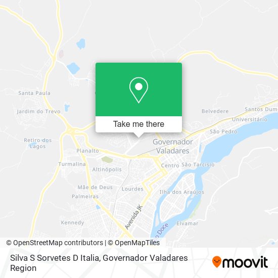 Silva S Sorvetes D Italia map