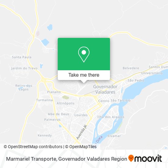 Marmariel Transporte map