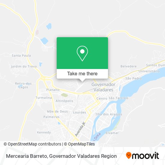 Mapa Mercearia Barreto