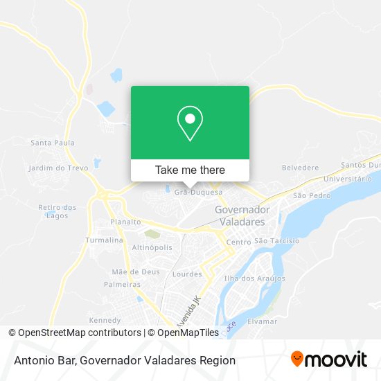 Antonio Bar map