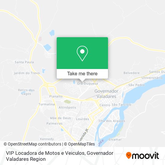 Mapa VIP Locadora de Motos e Veiculos