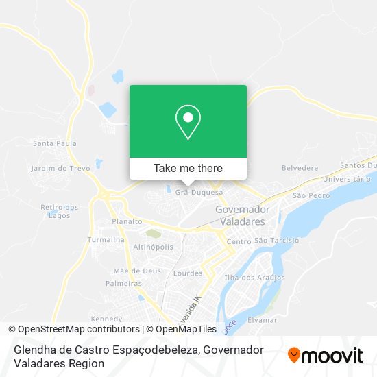 Mapa Glendha de Castro Espaçodebeleza
