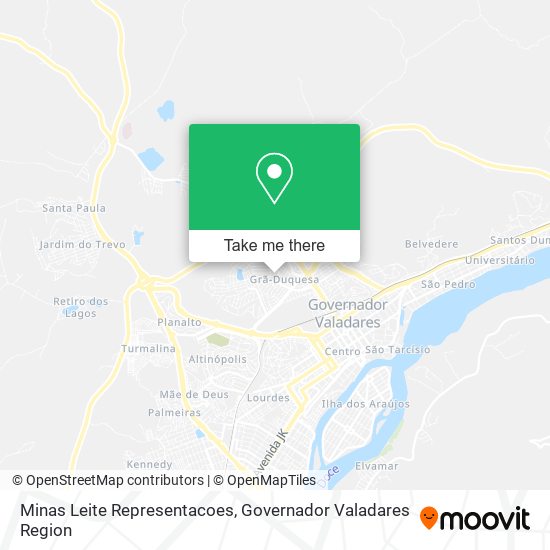 Minas Leite Representacoes map