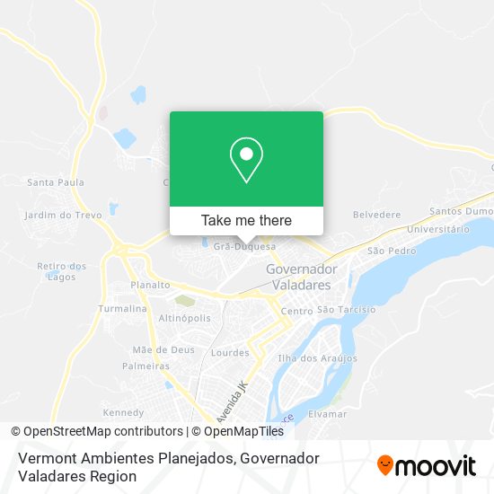 Mapa Vermont Ambientes Planejados