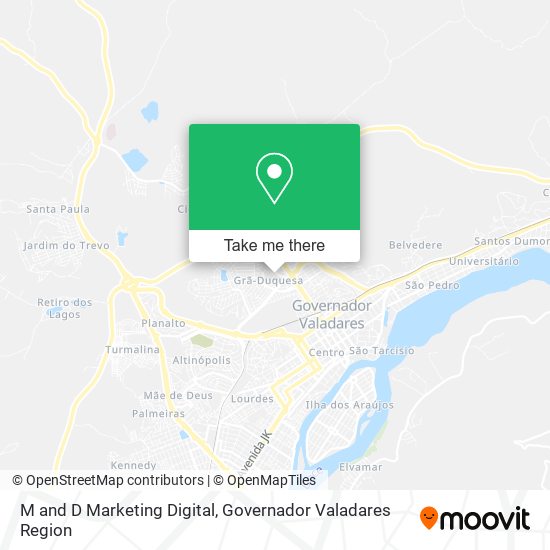 M and D Marketing Digital map
