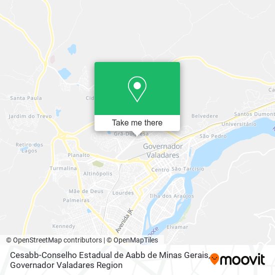 Cesabb-Conselho Estadual de Aabb de Minas Gerais map