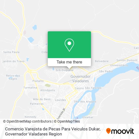 Mapa Comercio Varejista de Pecas Para Veiculos Dukar